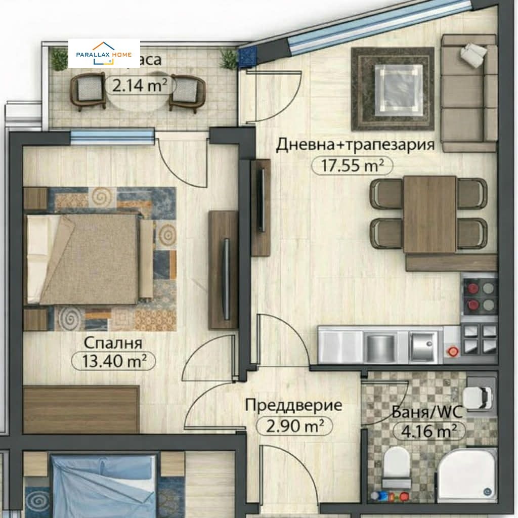 Продава 2-СТАЕН, гр. София, Дружба 1