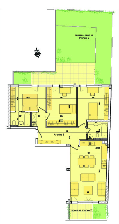 Продава 4-СТАЕН, гр. София, Кръстова вада, снимка 3 - Апартаменти - 54449765
