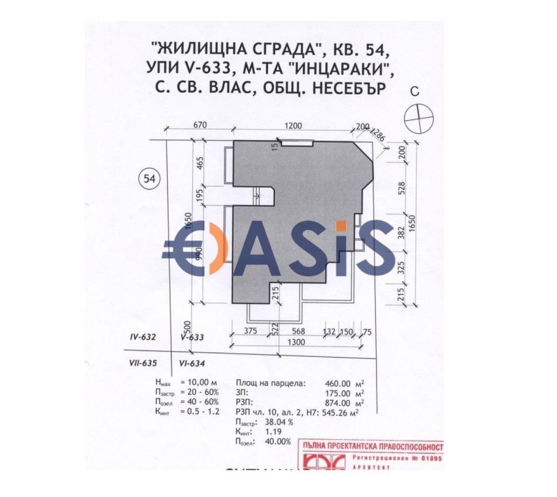 Til salgs  Plott region Burgas , Sveti Vlas , 448 kvm | 78793236 - bilde [3]