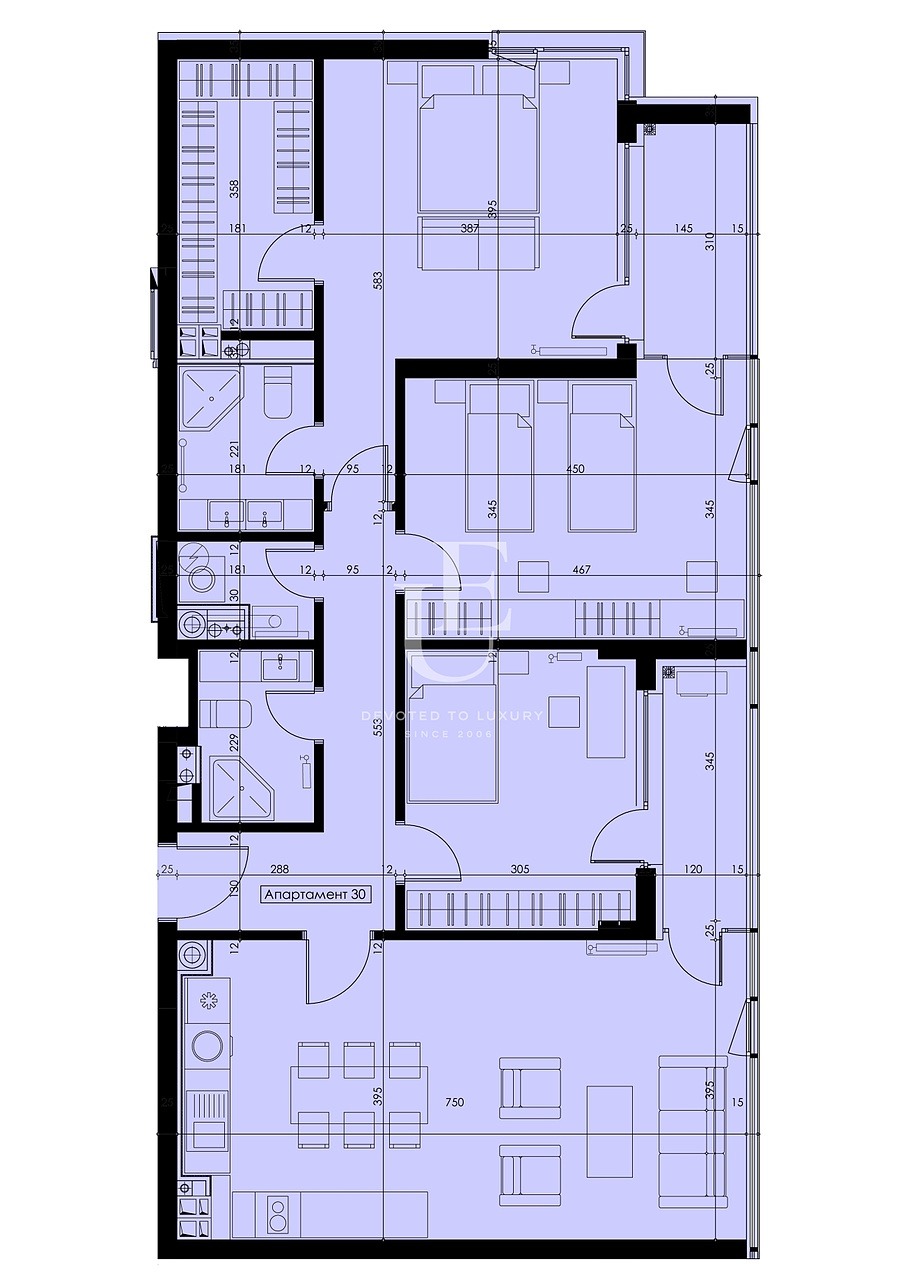 Продава 4-СТАЕН, гр. София, Кръстова вада, снимка 5 - Апартаменти - 55750904