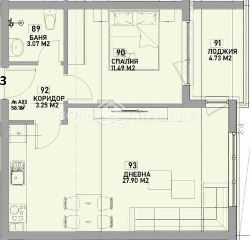 Продава 2-СТАЕН, гр. Пловдив, Беломорски, снимка 2 - Апартаменти - 52637152