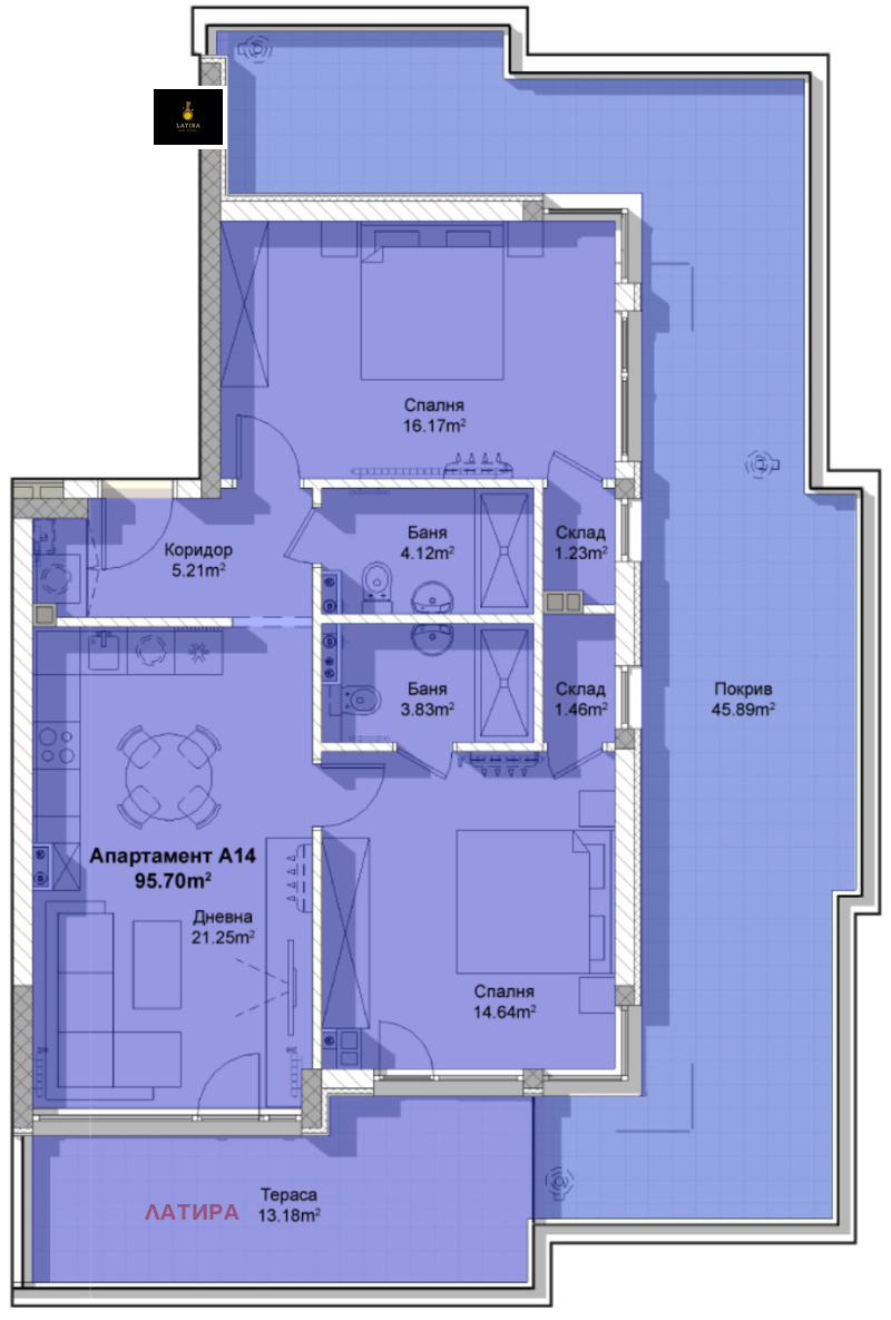 Zu verkaufen  2 Schlafzimmer Sofia , Dragalewzi , 169 qm | 61234970