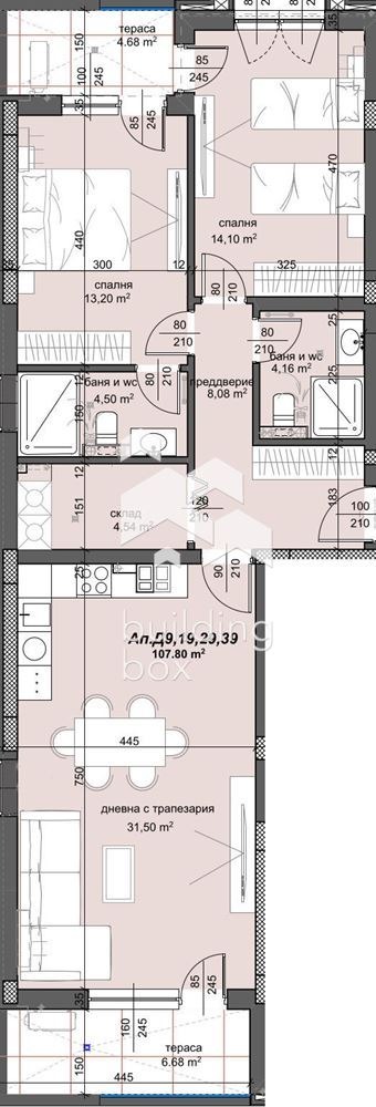 Продава 3-СТАЕН, гр. Пловдив, Тракия, снимка 2 - Апартаменти - 55574592