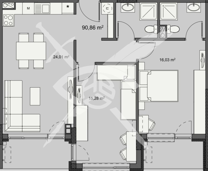 Продава 3-СТАЕН, гр. Бургас, Изгрев