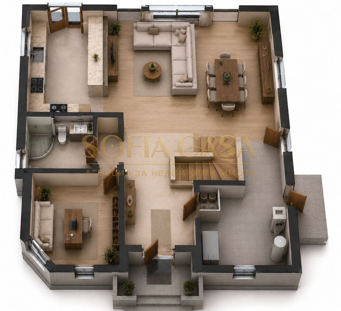 Продава КЪЩА, с. Нови хан, област София област, снимка 5 - Къщи - 55707111
