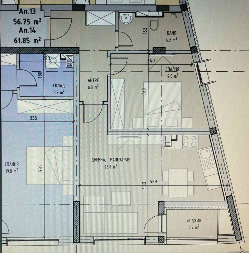 Продава 2-СТАЕН, гр. София, Малинова долина, снимка 2 - Aпартаменти - 47051936