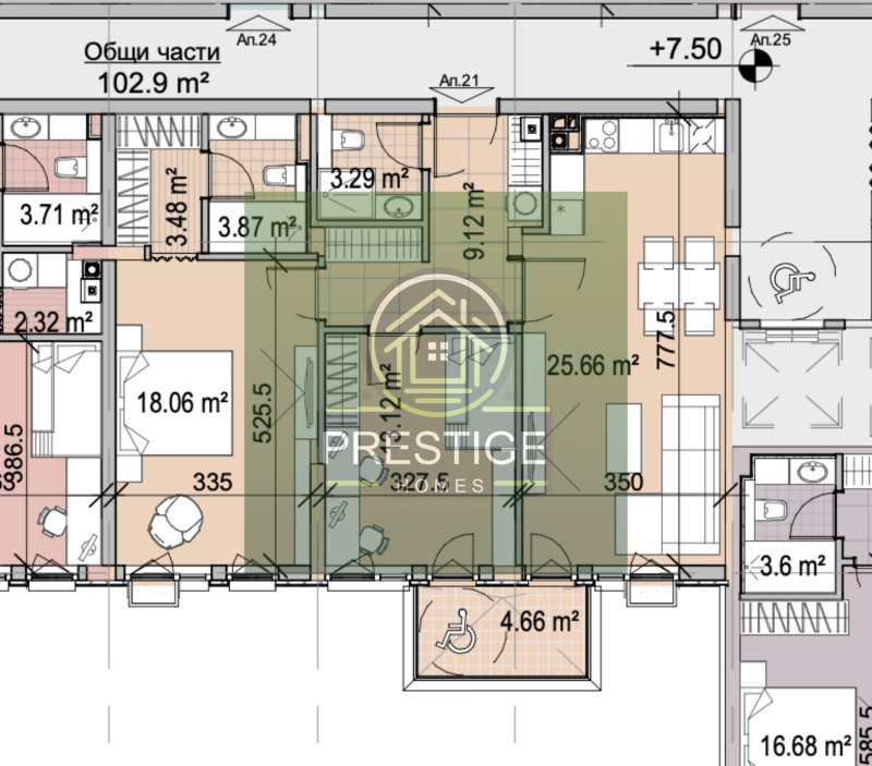 Продава  3-стаен град София , Манастирски ливади , 117 кв.м | 41988640 - изображение [4]