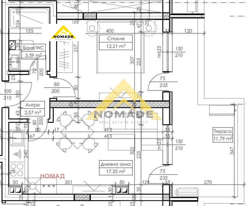 Продава 2-СТАЕН, гр. Пловдив, Гагарин, снимка 2 - Апартаменти - 52362306