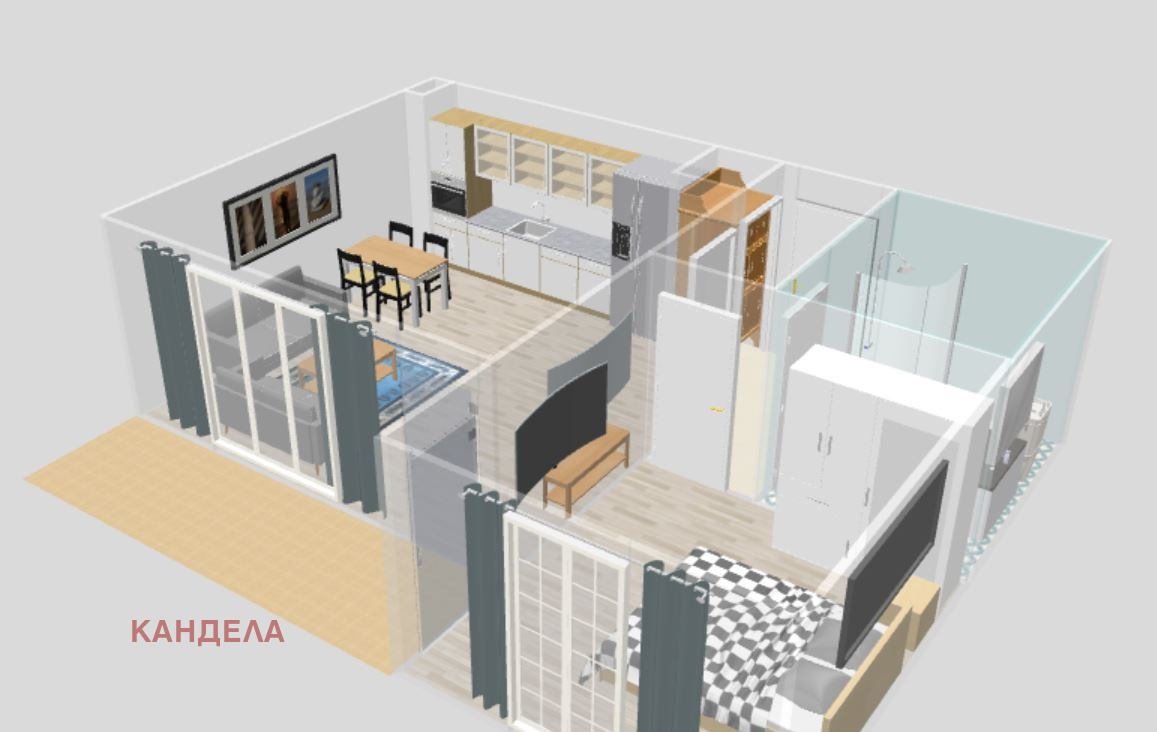 Продава 2-СТАЕН, гр. Пловдив, Беломорски, снимка 4 - Апартаменти - 54688215