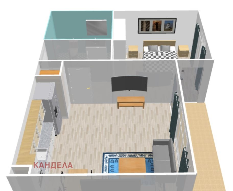 Продава 2-СТАЕН, гр. Пловдив, Беломорски, снимка 8 - Апартаменти - 54688215