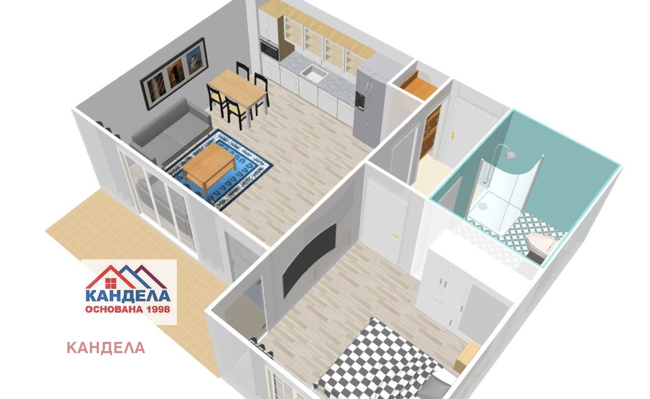 Продава 2-СТАЕН, гр. Пловдив, Беломорски, снимка 6 - Апартаменти - 54688215