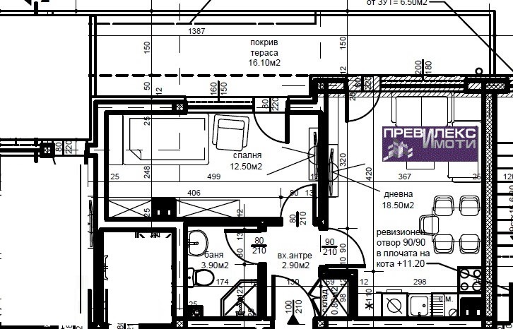 Na prodej  1 ložnice Plovdiv , Belomorski , 70 m2 | 85880135