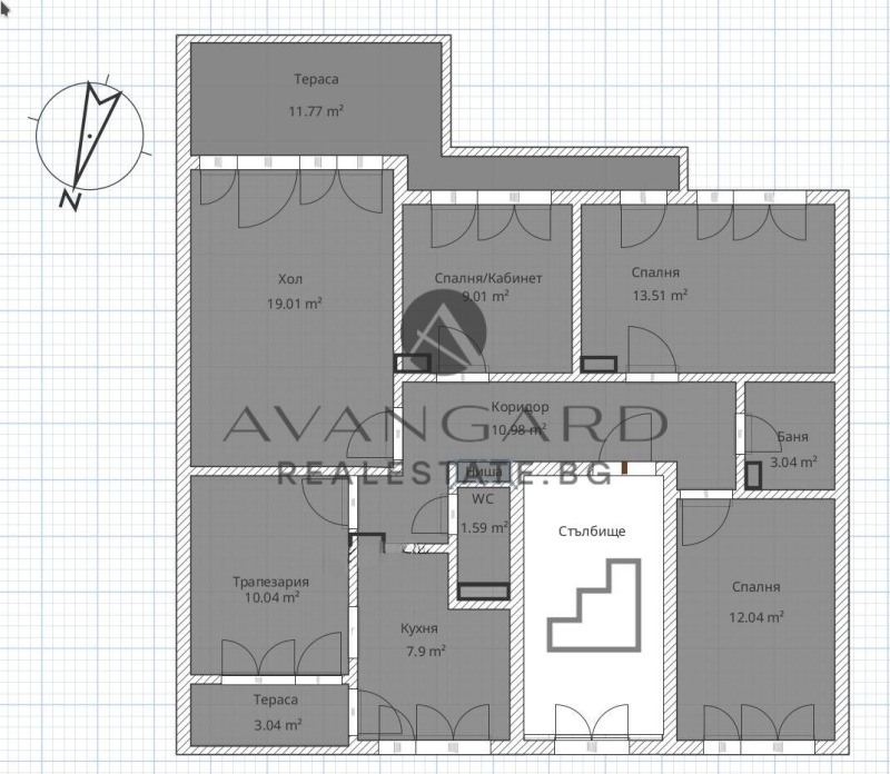 Zu verkaufen  3+ Schlafzimmer Plowdiw , Zentar , 120 qm | 68907190 - Bild [12]