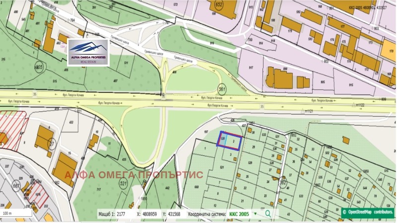 Продава  Парцел град Плевен , м-т Кожухарска чешма , 872 кв.м | 21413409 - изображение [2]