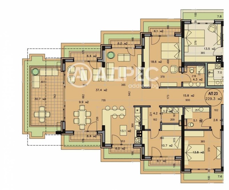 Продава МНОГОСТАЕН, гр. София, Горна баня, снимка 3 - Апартаменти - 53393009