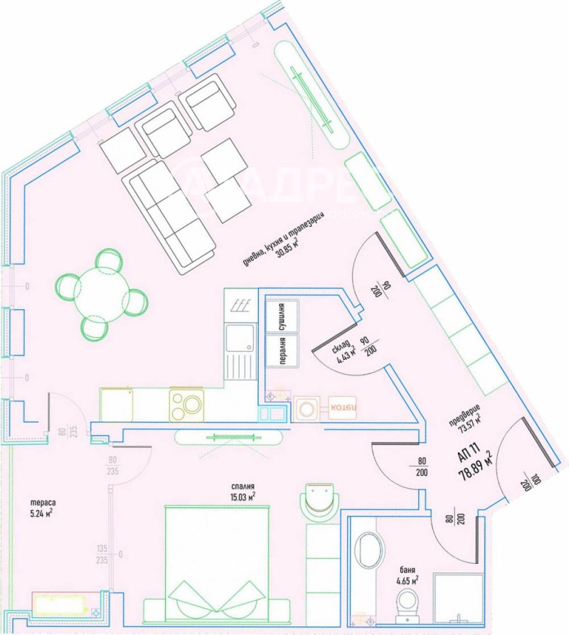 Продава 2-СТАЕН, гр. София, Малинова долина, снимка 2 - Апартаменти - 49116243