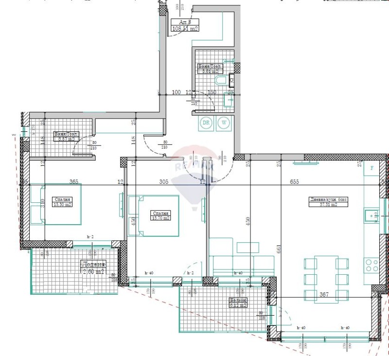 Продава 3-СТАЕН, гр. Варна, Кайсиева градина, снимка 12 - Апартаменти - 53198345