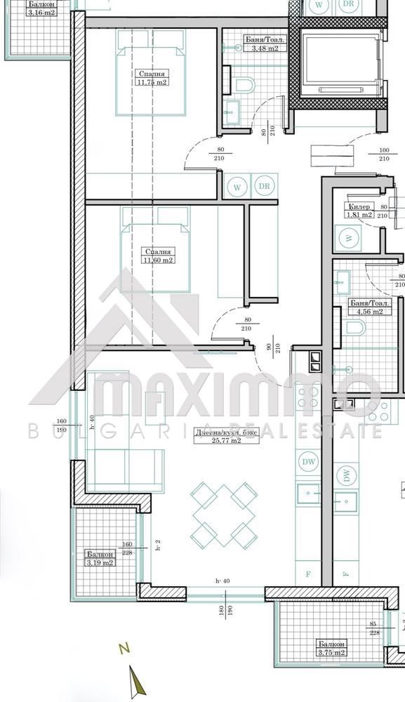 Продава 3-СТАЕН, гр. Варна, Възраждане 3, снимка 13 - Апартаменти - 55229498