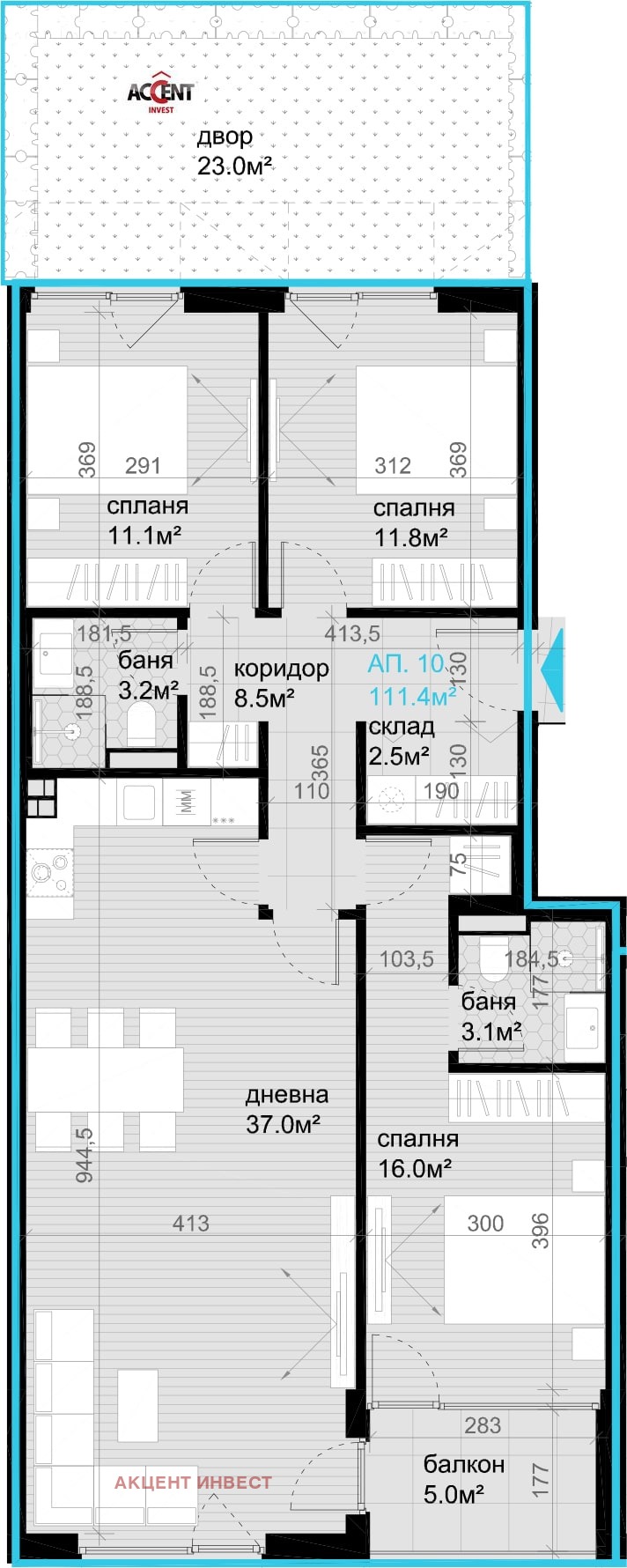À vendre  3 chambres Varna , m-t Evksinograd , 130 m² | 45863842 - image [3]