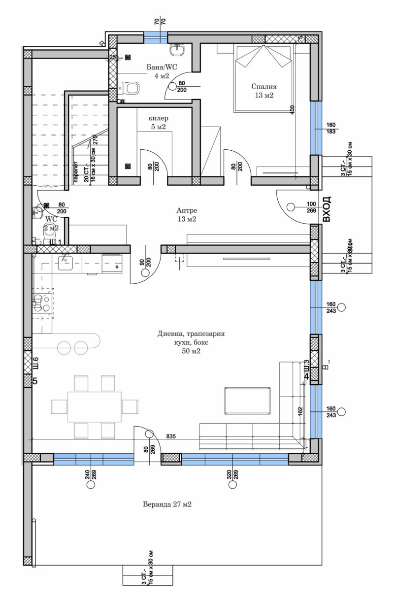 Til salg  Hus Plovdiv , Belomorski , 249 kvm | 46029213 - billede [3]