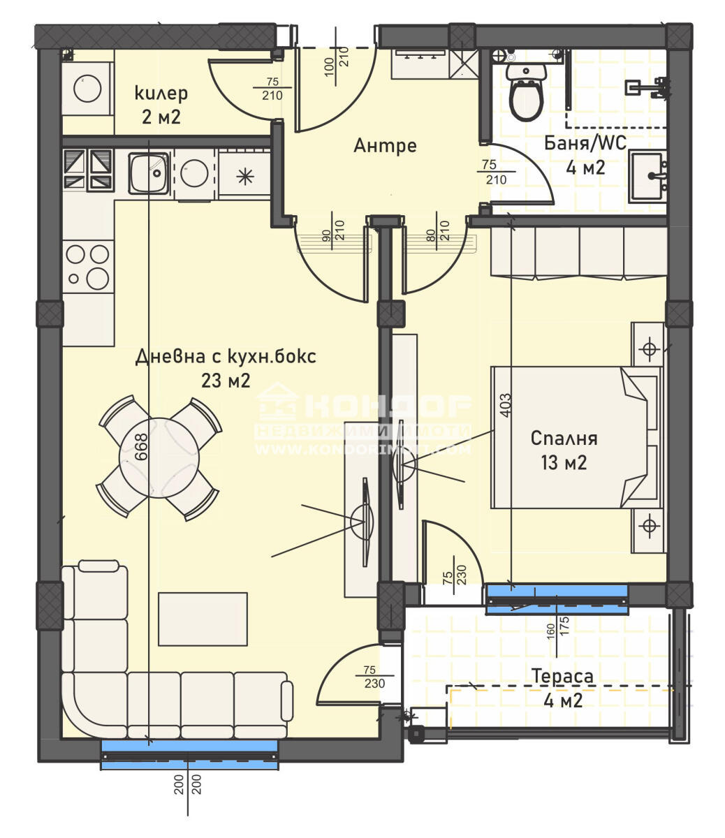 Продава 2-СТАЕН, гр. Пловдив, Кършияка, снимка 3 - Апартаменти - 53825273