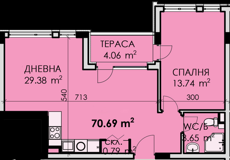 Продава 2-СТАЕН, гр. Бургас, област Бургас, снимка 8 - Апартаменти - 52196047