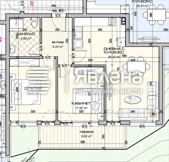 Продава 3-СТАЕН, гр. Варна, Виница, снимка 2 - Апартаменти - 53126758