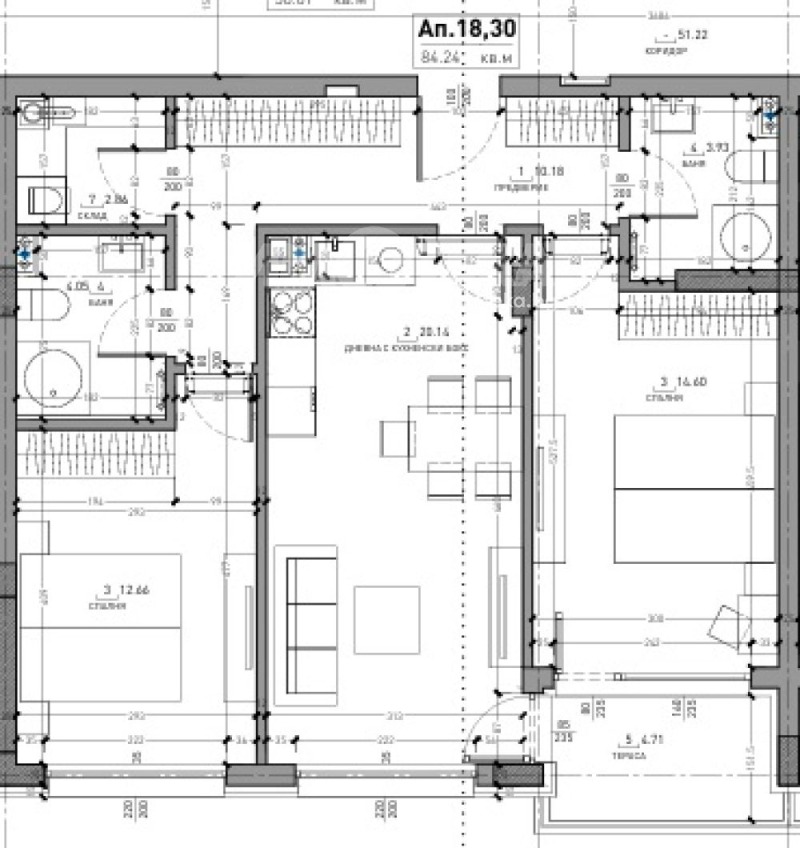 Продава 3-СТАЕН, гр. София, Малинова долина, снимка 2 - Апартаменти - 53495730