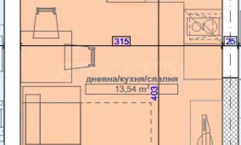 Til salg  Studie region Burgas , Primorsko , 35 kvm | 81723354 - billede [2]