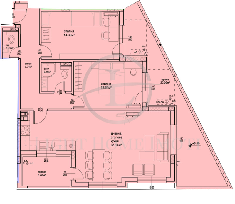 Продава  3-стаен град Пловдив , Христо Смирненски , 135 кв.м | 25462492 - изображение [2]