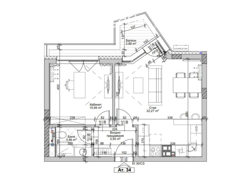 Продава АТЕЛИЕ, ТАВАН, гр. София, Люлин 8, снимка 2 - Апартаменти - 53176998