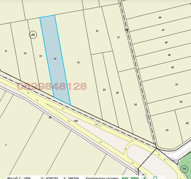 Продава ЗЕМЕДЕЛСКА ЗЕМЯ, с. Изворско, област Варна