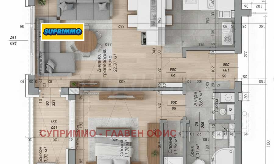 Продава 2-СТАЕН, гр. София, Овча купел, снимка 8 - Апартаменти - 56200862