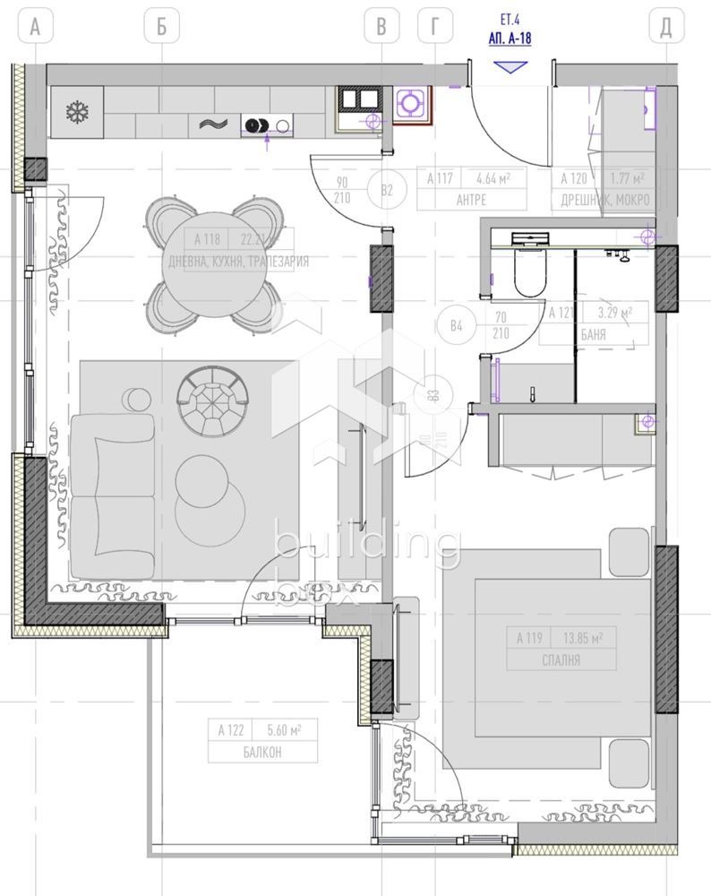 Продава 2-СТАЕН, гр. София, Манастирски ливади, снимка 8 - Апартаменти - 54053090