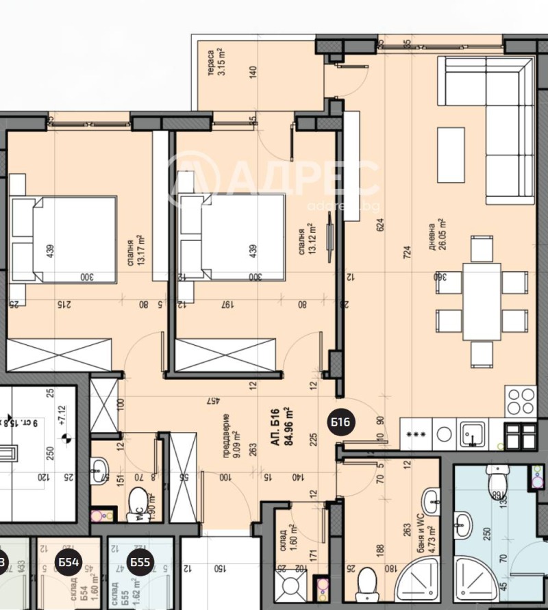 Zu verkaufen  2 Schlafzimmer Sofia , Ljulin 5 , 101 qm | 27340495 - Bild [5]