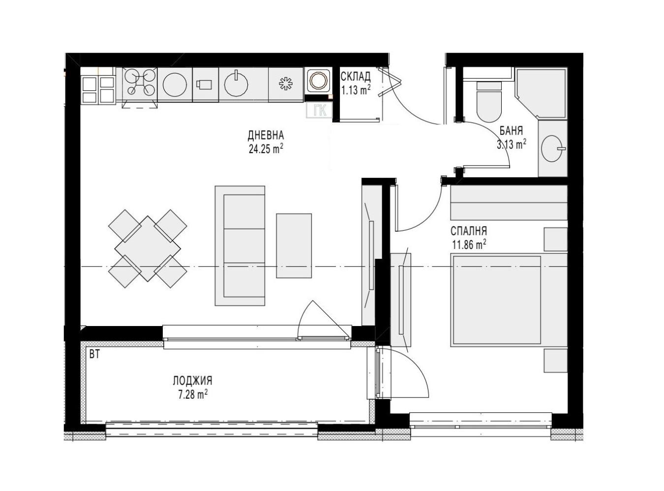 Продава 2-СТАЕН, гр. Варна, Левски 1, снимка 9 - Апартаменти - 55985983
