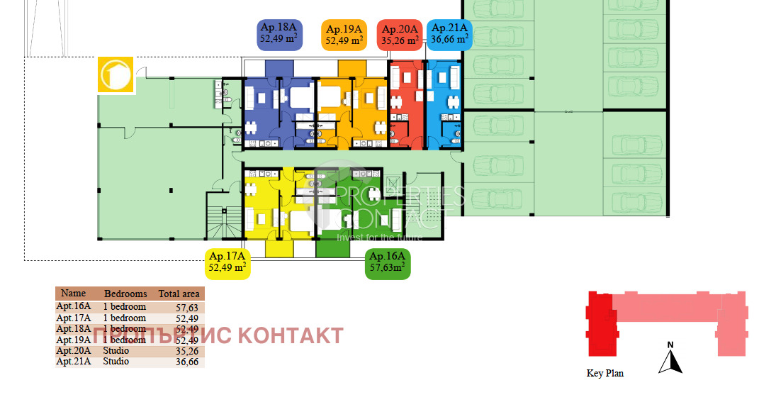 Продава 2-СТАЕН, гр. Свети Влас, област Бургас, снимка 13 - Апартаменти - 53626045