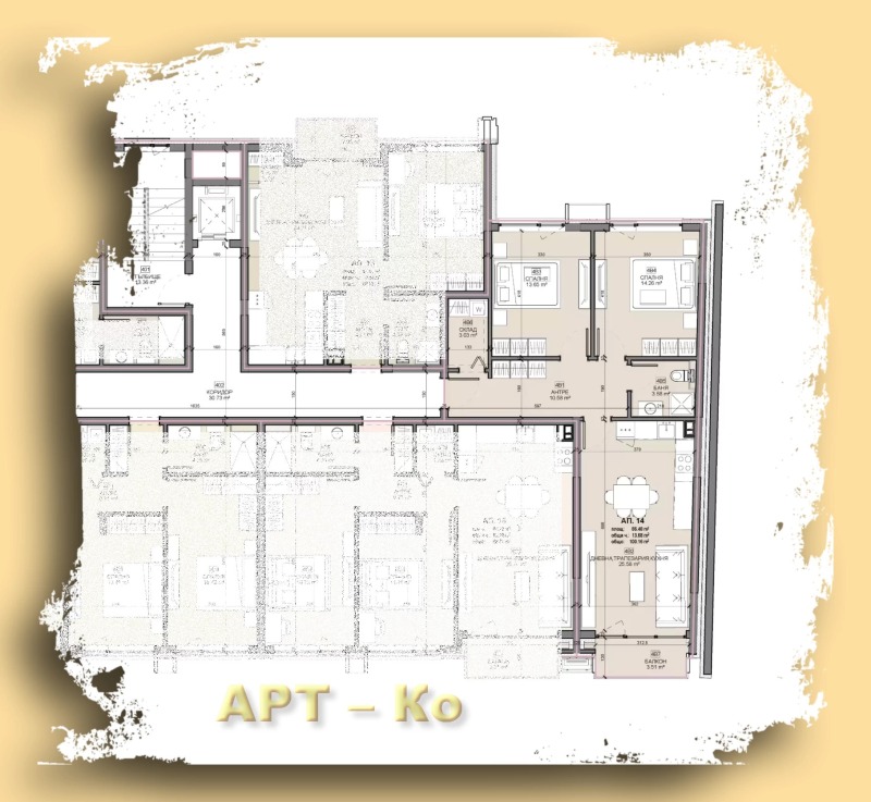 Продава 3-СТАЕН в град Перник, Център - 100 кв.м / 180 287 € » 352 610.72 лв., АРТ-КО