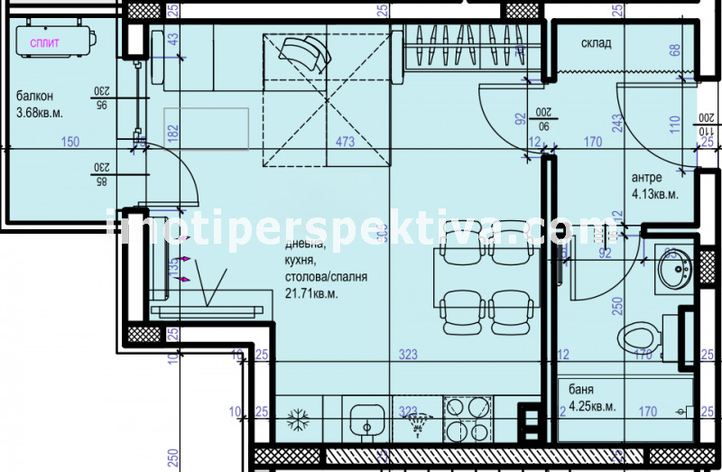 Продава 1-СТАЕН, гр. Пловдив, Кючук Париж, снимка 3 - Апартаменти - 53229514