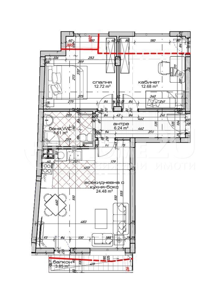 De vânzare  2 dormitoare Varna , Colhozen pazar , 98 mp | 84708702 - imagine [2]