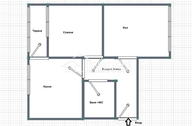 Продава  3-стаен град Търговище , Запад 1 , 58 кв.м | 92836904