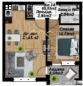 Продава  2-стаен град Пловдив , Беломорски , 65 кв.м | 37019349 - изображение [2]