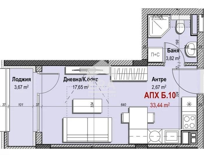 In vendita  Studio Sofia , Mladost 3 , 46 mq | 42680708 - Immagine [3]