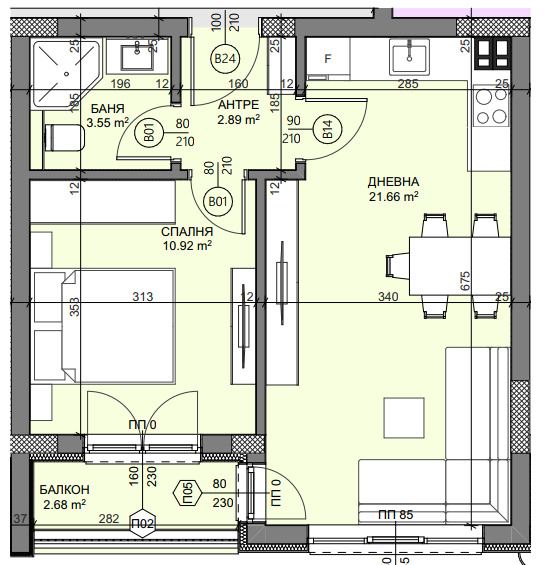 Te koop  1 slaapkamer Varna , Vladislav Varnentsjik 1 , 56 m² | 26913605 - afbeelding [9]