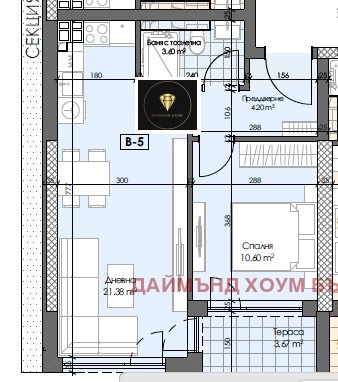 Продава 2-СТАЕН, гр. Пловдив, Гагарин, снимка 2 - Апартаменти - 52647601