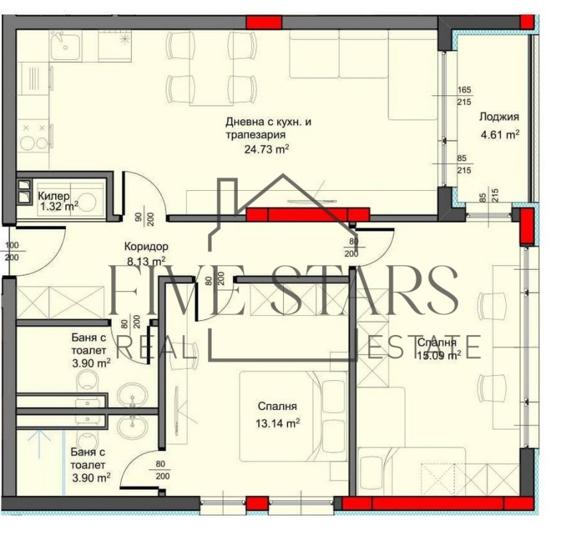 In vendita  2 camere da letto Varna , Asparuhovo , 99 mq | 18589250 - Immagine [5]