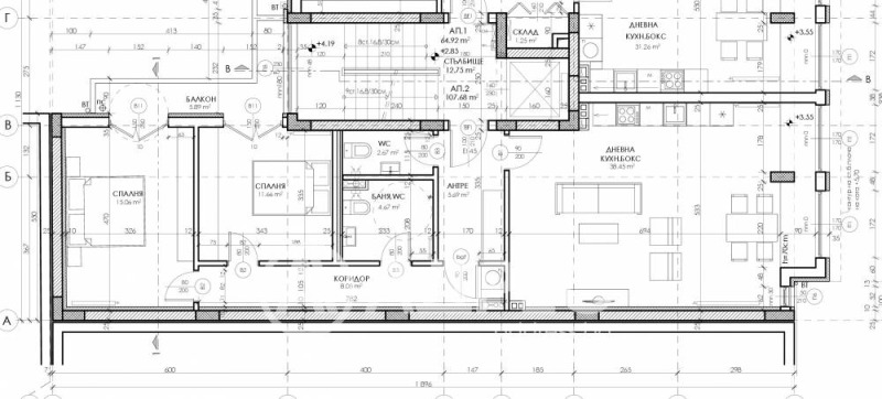 Продава 3-СТАЕН, гр. София, Център