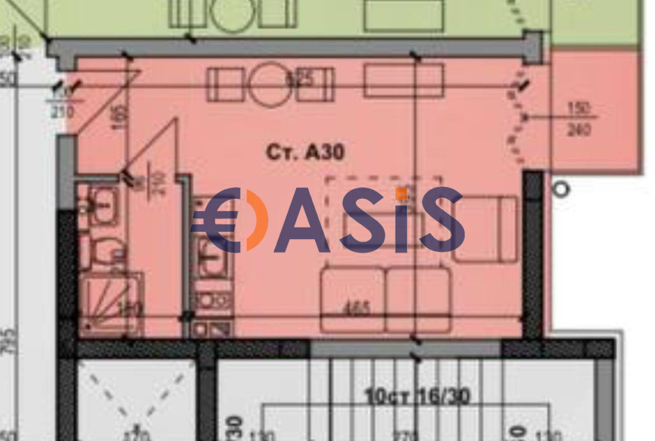 Продава 1-СТАЕН, гр. Несебър, област Бургас, снимка 3 - Апартаменти - 54935275