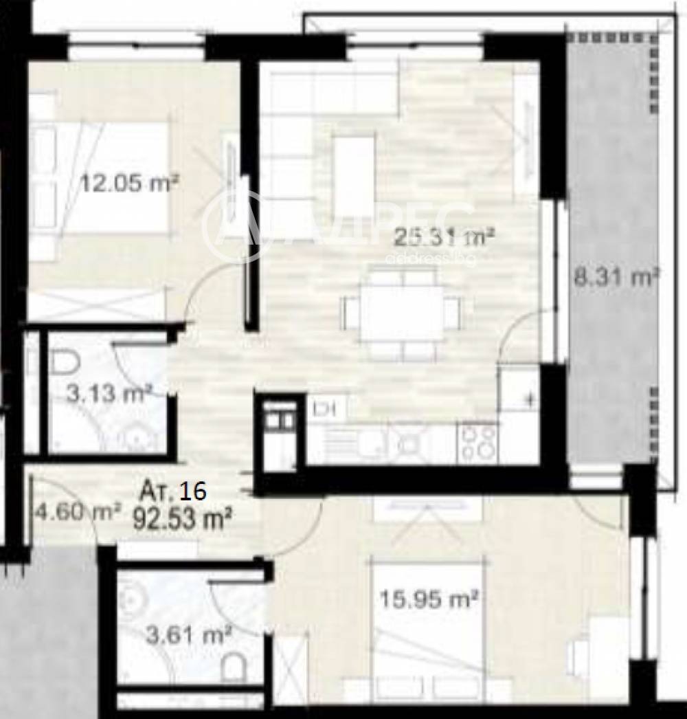 Продава 3-СТАЕН, гр. София, Сердика, снимка 3 - Апартаменти - 54187032