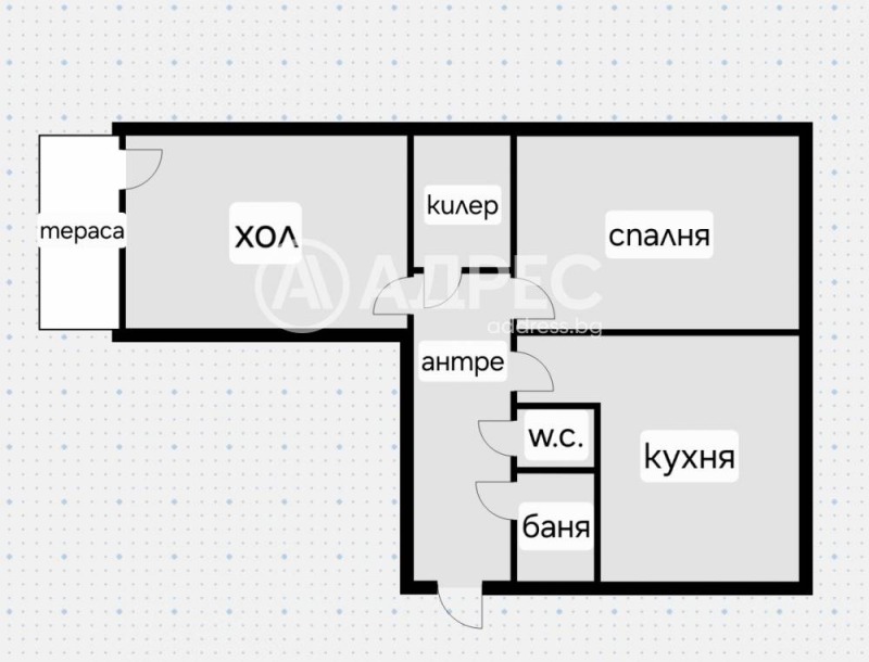 Te koop  1 slaapkamer Sofia , Tolstoj , 54 m² | 73028389 - afbeelding [4]